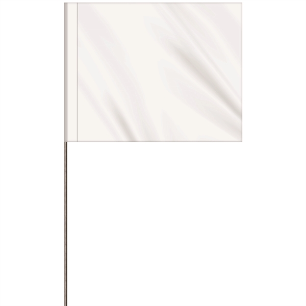 1-Color 4 x 5" Custom Marking Vinyl Flag with 30" Wire... from ASI 80228 Quinn