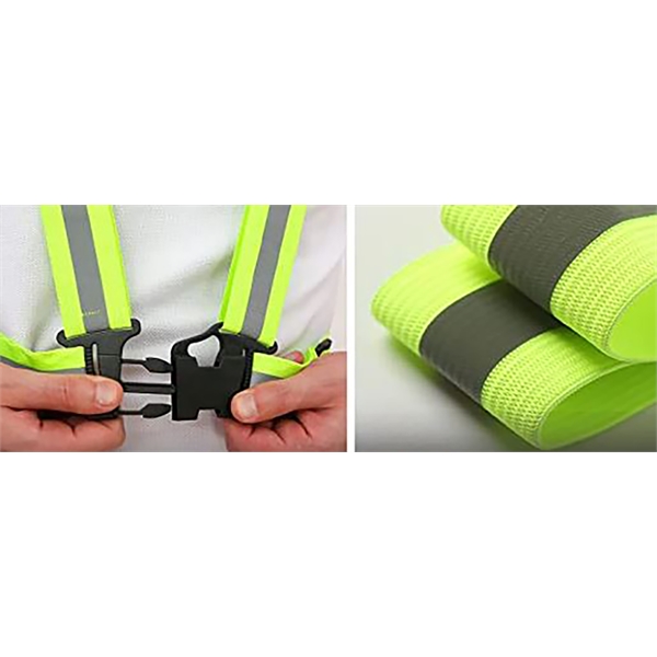 Adjustable-Reflective safety belt straps... from ASI 36558 Aprons, Etc.