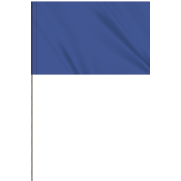 1-Color 5 x 8" Custom Marking Vinyl Flag with 30" Wire... from ASI 80228 Quinn