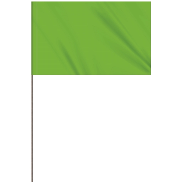 1-Color 5 x 8" Custom Marking Vinyl Flag with 30" Wire... from ASI 80228 Quinn