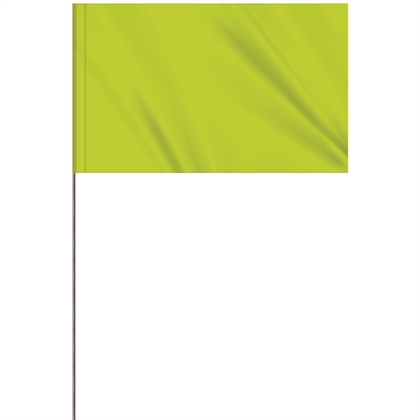 1-Color 5 x 8" Custom Marking Vinyl Flag with 30" Wire... from ASI 80228 Quinn