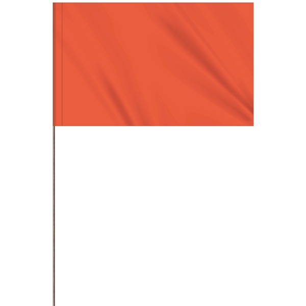 1-Color 5 x 8" Custom Marking Vinyl Flag with 30" Wire... from ASI 80228 Quinn