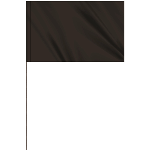 1-Color 5 x 8" Custom Marking Vinyl Flag with 36" Wire... from ASI 80228 Quinn