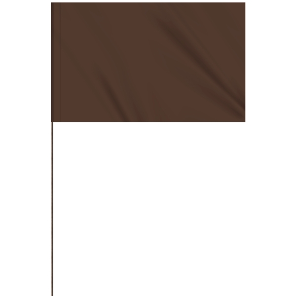 1-Color 5 x 8" Custom Marking Vinyl Flag with 36" Wire... from ASI 80228 Quinn