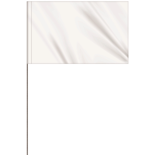 1-Color 5 x 8" Custom Marking Vinyl Flag with 36" Wire... from ASI 80228 Quinn