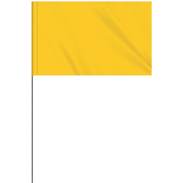 1-Color 5 x 8" Custom Marking Vinyl Flag with 36" Wire... from ASI 80228 Quinn