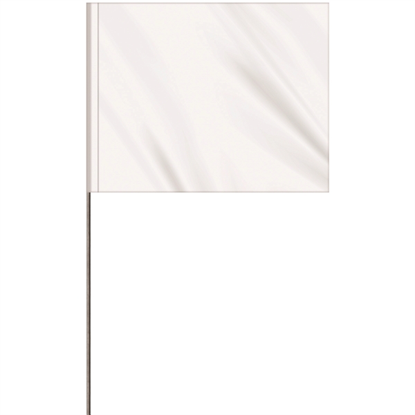 1-Color 4" x 5" Custom High Gloss Polyethylene Marking Flag w/... from ASI 80228 Quinn