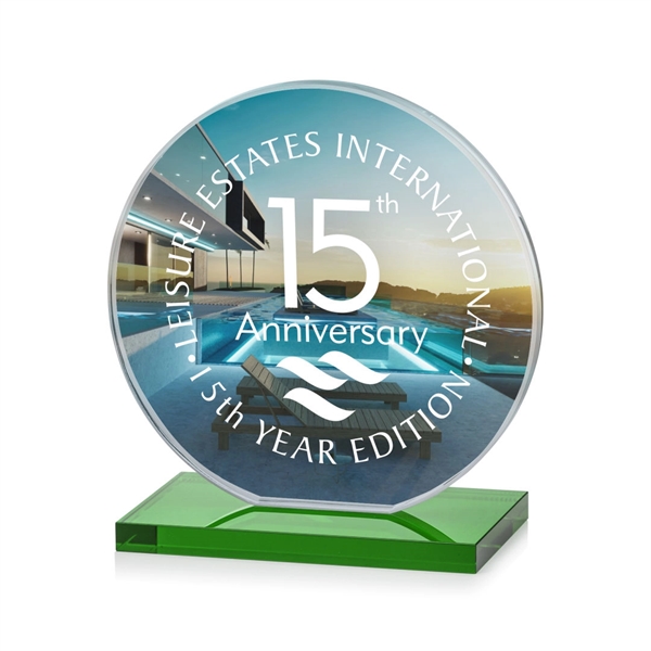 Our Victoria Award features a flat edged Starfire disc mounted on... from ASI 84592 St Regis Group / St Regis