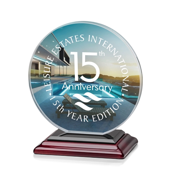 Our Victoria Award features a flat edged Starfire disc mounted on... from ASI 84592 St Regis Group / St Regis