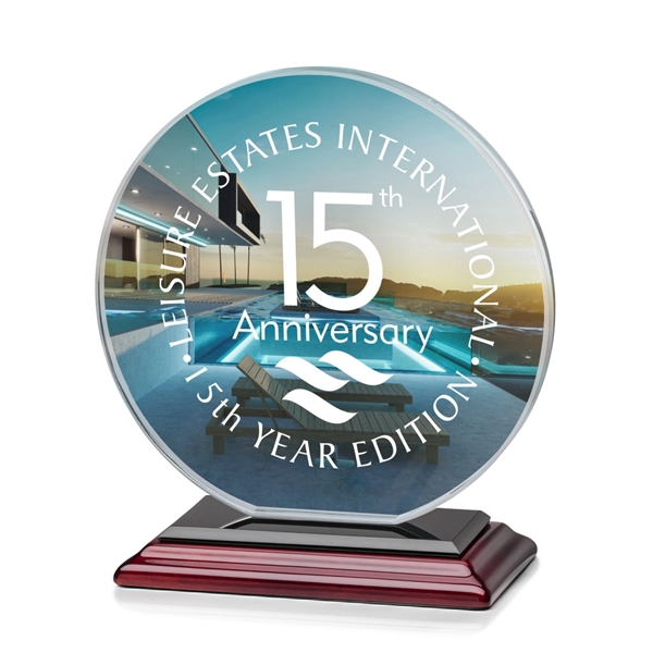 Our Victoria Award features a flat edged Starfire disc mounted on... from ASI 84592 St Regis Group / St Regis