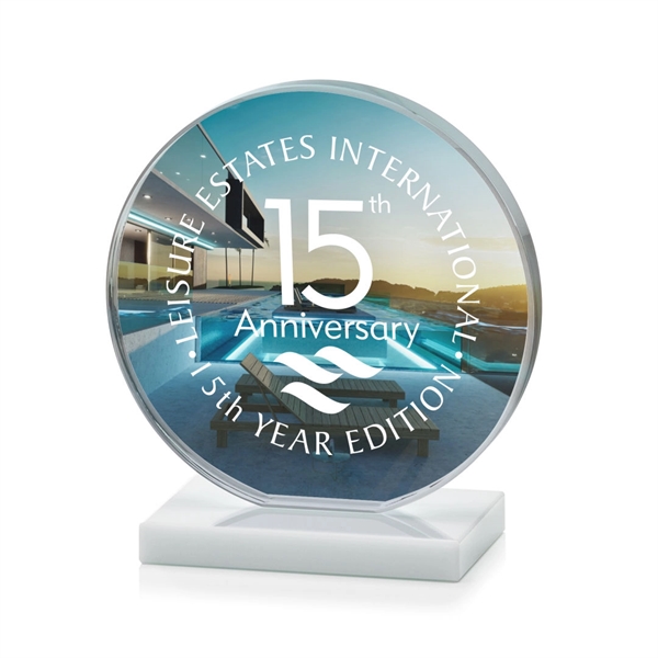 Our Victoria Award features a flat edged Starfire disc mounted on... from ASI 84592 St Regis Group / St Regis