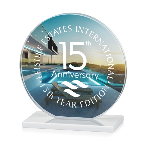 Our Victoria Award features a flat edged Starfire disc mounted on... from ASI 84592 St Regis Group / St Regis