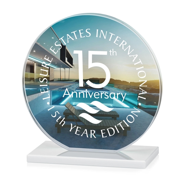 Our Victoria Award features a flat edged Starfire disc mounted on... from ASI 84592 St Regis Group / St Regis