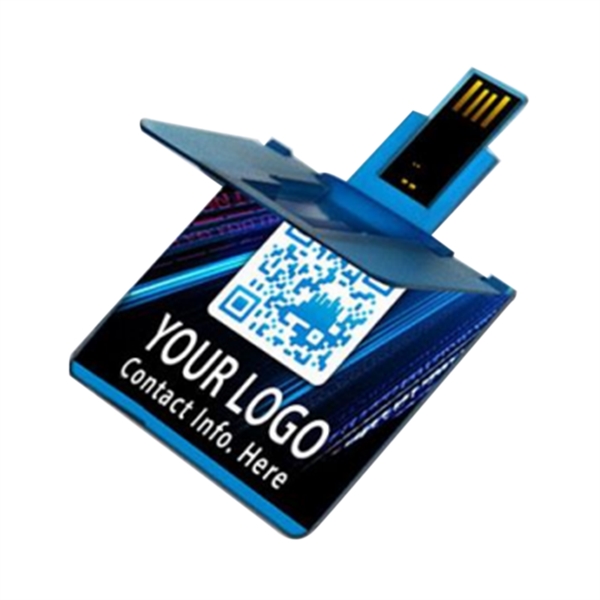 Clinton Folding USB Card is an e-business card as thin as... from ASI 90154 Sunjoy Group Inc