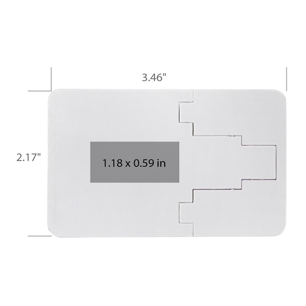 Clinton Folding USB Card is an e-business card as thin as... from ASI 90154 Sunjoy Group Inc