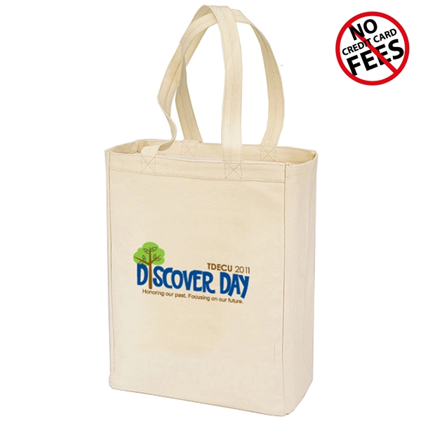 12 oz. cotton canvas shopping tote bag with 25" handles and... from ASI 39820 Opusline (Benmex) / Opus Line