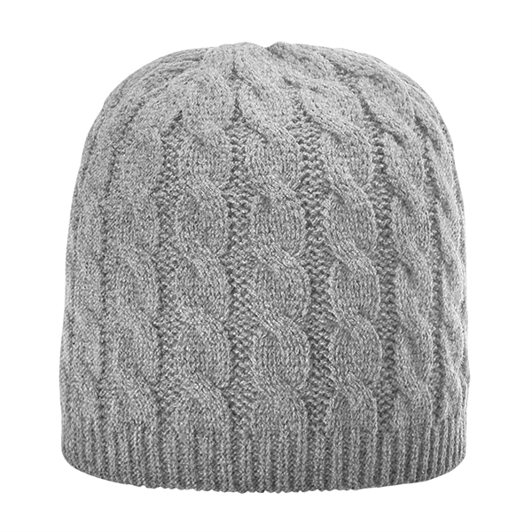 A cozy cable-knit winter hat with no cuff/fold.... from ASI 30250 AZX Sport USA