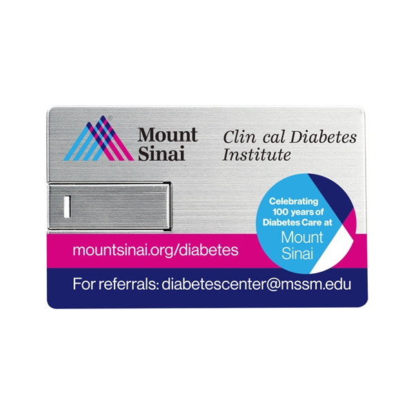 Our Broadview Metal Card USB drive fits easily into a wallet... from ASI 90154 Sunjoy Group Inc