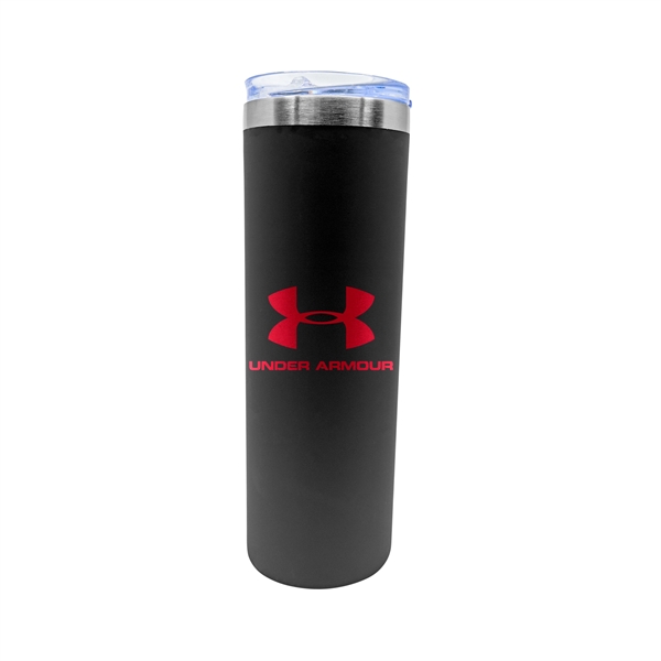 22 oz. rubberized stainless steel slim tumbler with slide open lid... from ASI 90807 Tekweld