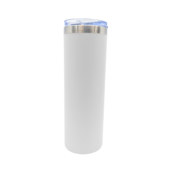 22 oz. rubberized stainless steel slim tumbler with slide open lid... from ASI 90807 Tekweld