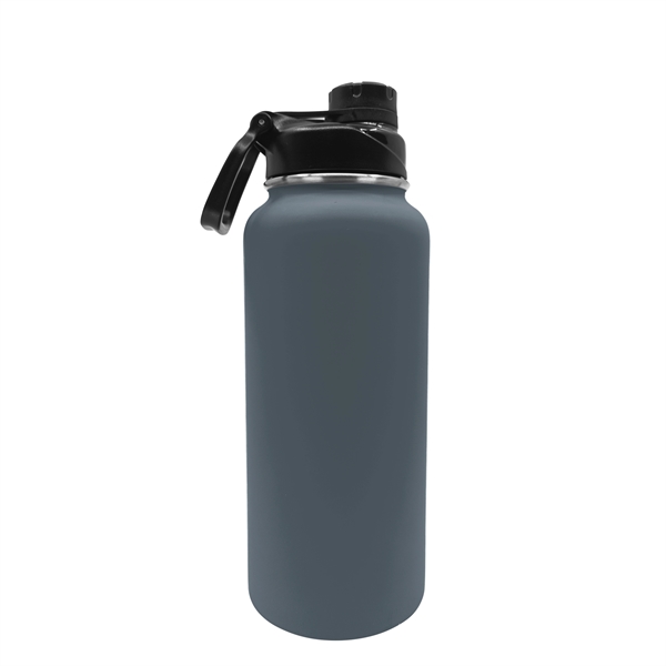 32.5 oz. rubberized stainless steel bottle with double wall construction.... from ASI 90807 Tekweld