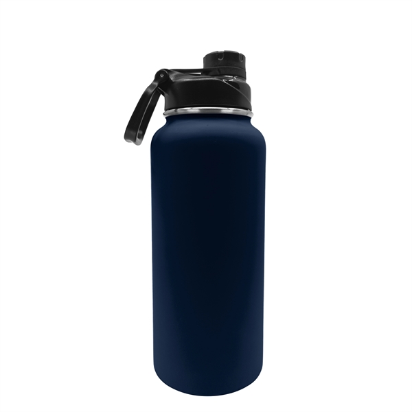 32.5 oz. rubberized stainless steel bottle with double wall construction.... from ASI 90807 Tekweld