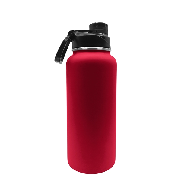 32.5 oz. rubberized stainless steel bottle with double wall construction.... from ASI 90807 Tekweld