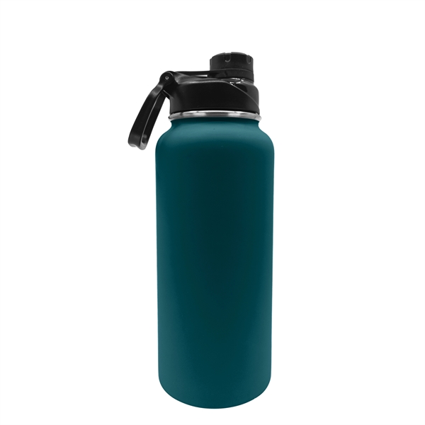 32.5 oz. rubberized stainless steel bottle with double wall construction.... from ASI 90807 Tekweld
