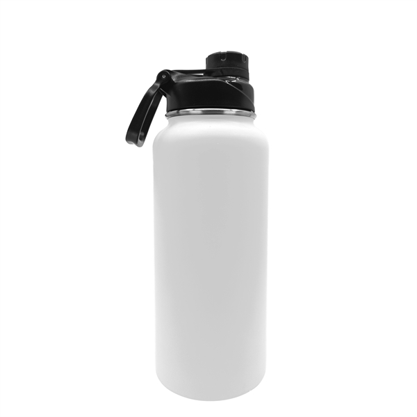 32.5 oz. rubberized stainless steel bottle with double wall construction.... from ASI 90807 Tekweld