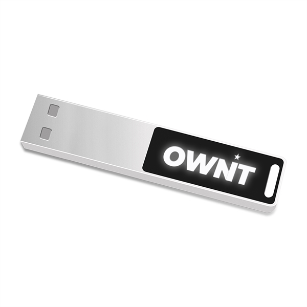 DePaul Light-Up USB Flash Drive is a sleek & minimalist design... from ASI 90154 Sunjoy Group Inc