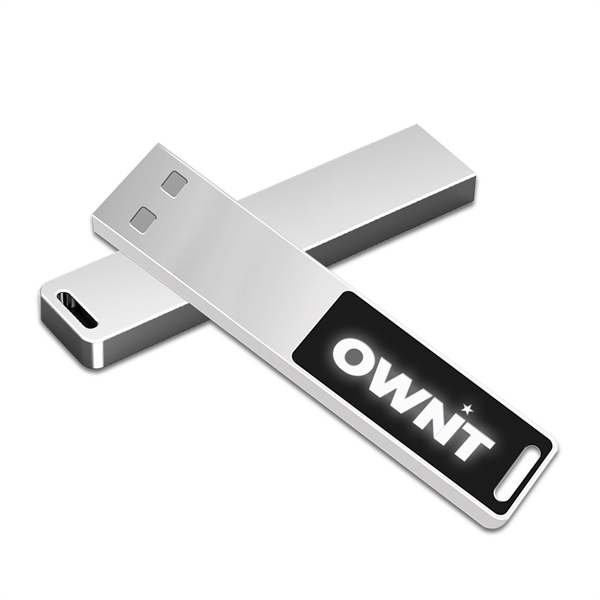 DePaul Light-Up USB Flash Drive is a sleek & minimalist design... from ASI 90154 Sunjoy Group Inc