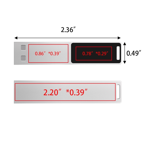 DePaul Light-Up USB Flash Drive is a sleek & minimalist design... from ASI 90154 Sunjoy Group Inc