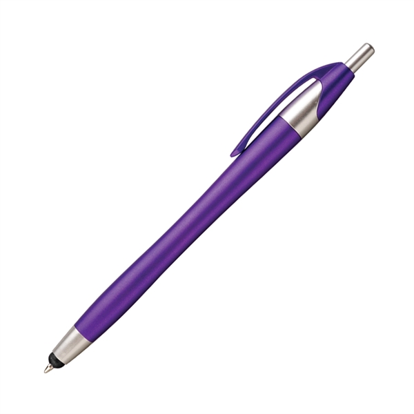 Plastic click action ballpoint stylus pen.... from ASI 68190 Lungsal