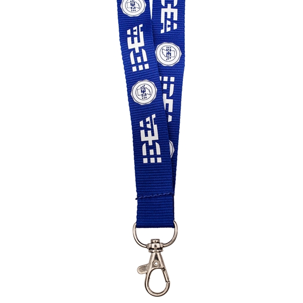 36" ribbed polyester lanyard in assorted colors and widths with choice... from ASI 52263 EMT / EMT EMT EASY