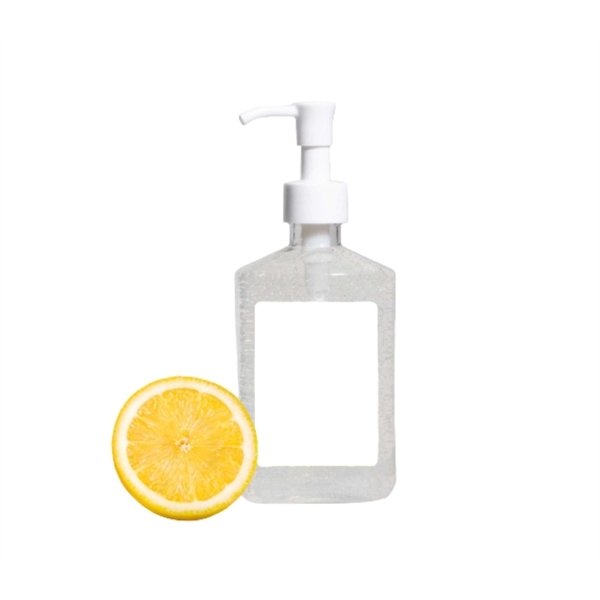8 oz. Hand sanitizer gel in pump bottle with 62% alcohol... from ASI 37218 Athena Promo (tm)