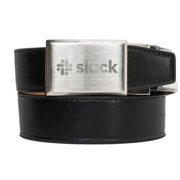Golf belt with a buckle and 2-sided ball marker.... from ASI 57653 Gold Bond