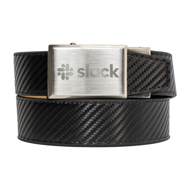 Golf belt with a buckle and 2-sided ball marker.... from ASI 57653 Gold Bond