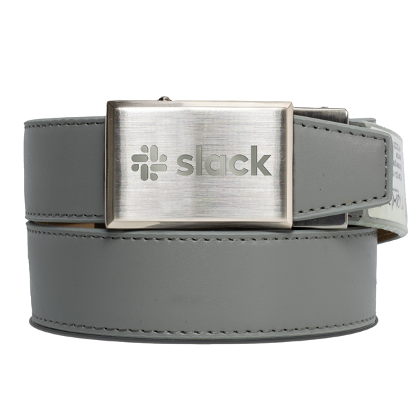 Golf belt with a buckle and 2-sided ball marker.... from ASI 57653 Gold Bond