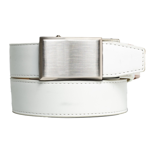 Golf belt with a buckle and 2-sided ball marker.... from ASI 57653 Gold Bond