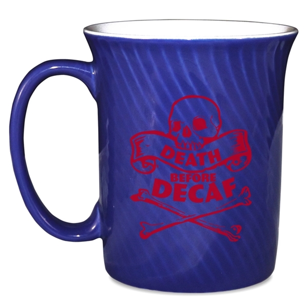 17 Oz. Ripple Ceramic Coffee Mug... from ASI 52475 Xpres LLC