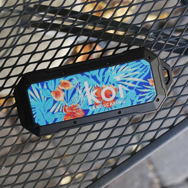 A wireless magnetic speaker that hangs on metallic surfaces with a... from ASI 61966 HPG / HandStands HPG Gold