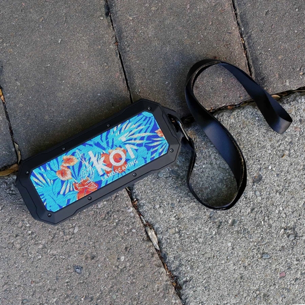 A wireless magnetic speaker that hangs on metallic surfaces with a... from ASI 61966 HPG / HandStands HPG Gold