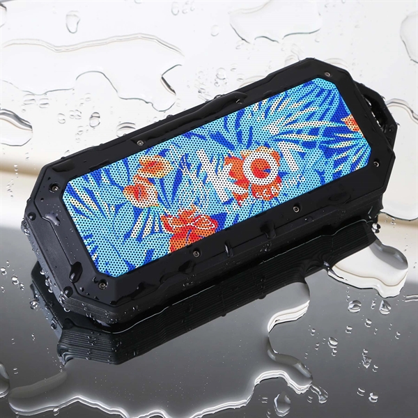 A wireless magnetic speaker that hangs on metallic surfaces with a... from ASI 61966 HPG / HandStands HPG Gold