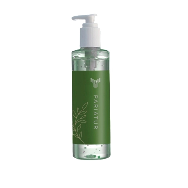 8 oz. Tall hand sanitizer gel with pump containing 62% alcohol... from ASI 37218 Athena Promo (tm)