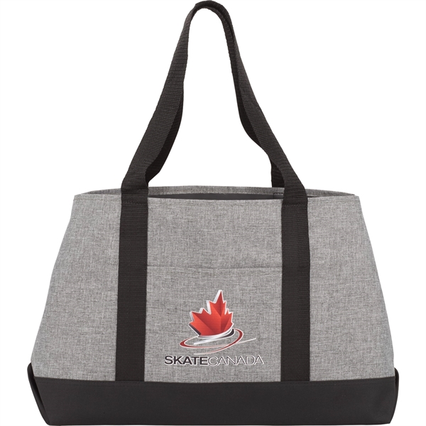 5" x 12" x 18.25" poly-canvas boat tote with 10" drop... from ASI 66887 PCNA / Leeds