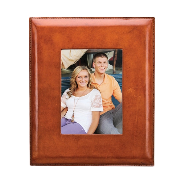 Tan, Genuine leather with black stitching frame.... from ASI 84592 St Regis Group