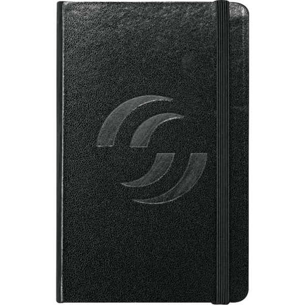 3.5" x 5" pocket bound journal with elastic closure, expandable accordion... from ASI 66887 PCNA / Leeds