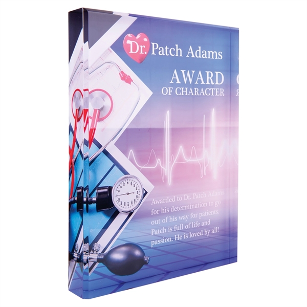 Acrylic Paperweight... from ASI 92531 Unique Custom Products / UCP