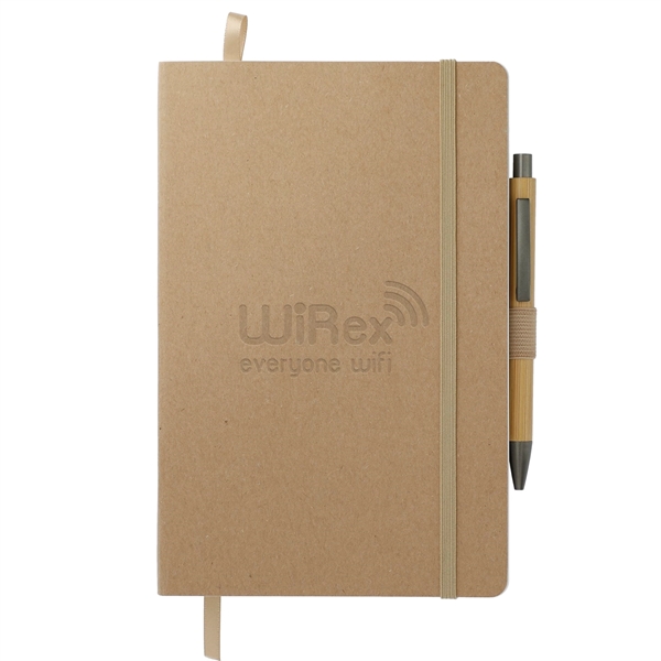 5.5" x 8.5" notebook set with a ballpoint pen... from ASI 66887 PCNA / Leeds