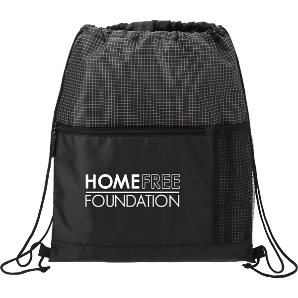 18" x 15" bag with a front pocket and cinch closure... from ASI 66887 PCNA / Bullet